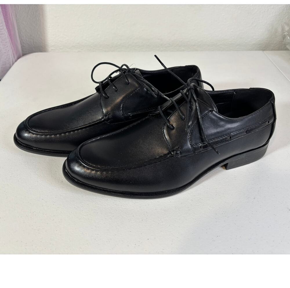 Tahari NWT Men's Size US 8.5 Black Leather Oxford Dress Shoes - Randall